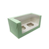 Cupcake Box for 2 Piece - Light Green