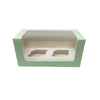 Cupcake Box for 2 Piece - Light Green