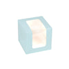 Cupcake Box for 1 Piece - Light Blue