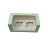 Cupcake Box for 2 Piece - Light Green