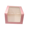 Heighted Cake Box - 10*10*7 - Pink