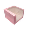 Heighted Cake Box - 10*10*7 - Pink