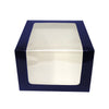 Heighted Cake Box - 10*10*7 - Dark Blue