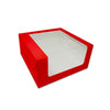 Heighted Cake Box - 10*10*5 - Red