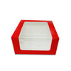 Heighted Cake Box - 10*10*5 - Red