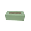 Brownie Box for 2 Pieces - Light green