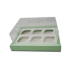 Cupcake Hamper Box for 6 Pieces - Light Green