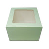 Heighted Top Window Cake Box - 12*12*7 - Light Green