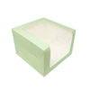 Heighted Cake Box - 10*10*7 - Light Green