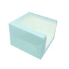 Heighted Cake Box - 10*10*7 - Light Blue