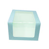 Heighted Cake Box - 10*10*7 - Light Blue