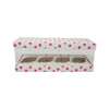 Watercolor Dots print on 4 Cupcake Transparent box