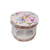 Pink Flowers Transparent Cupcake box